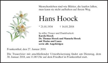 Hoock, Hanspeter, Heckwiesenweg 2 .